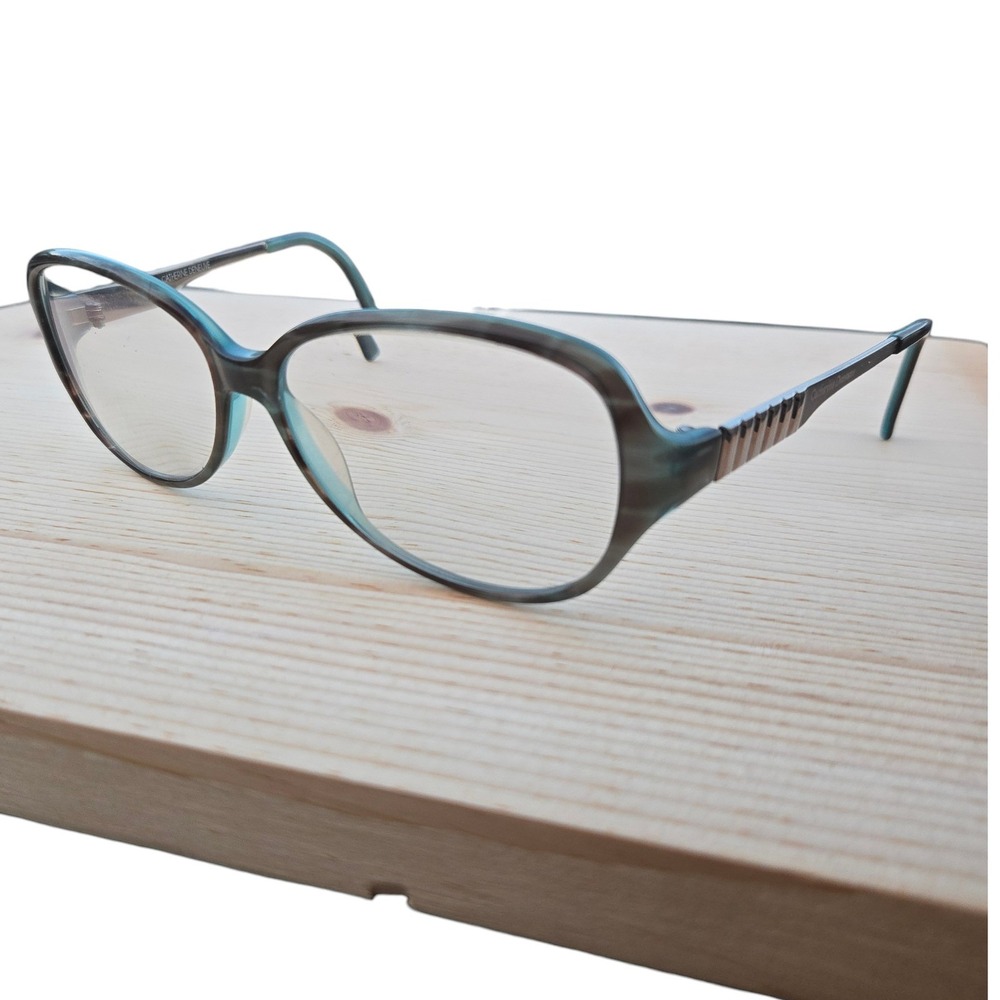Eyeglasses Catherine Deneuve Womens 58mm Gray Frames CD-600 GRY-35 Ribbed Temple